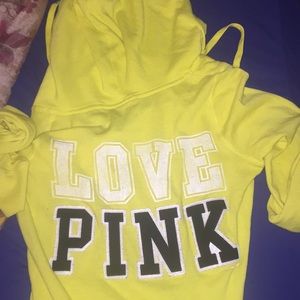 Pink hoodie